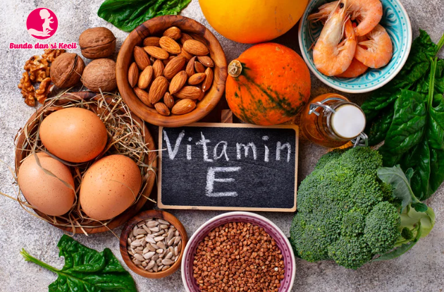 Vitamin E: Penjaga Kulit, Otak, dan Imunitas Si Kecil yang Sering Terlupakan